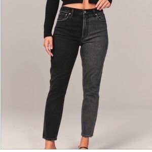 Abercrombie & Fitch Curve Love High Rise Skinny Jean Black
